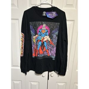 Justice League Worlds Finest Collection, Death Of Supergirl Long Sleeve Shirt, M